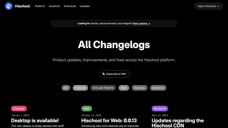 Changelogs